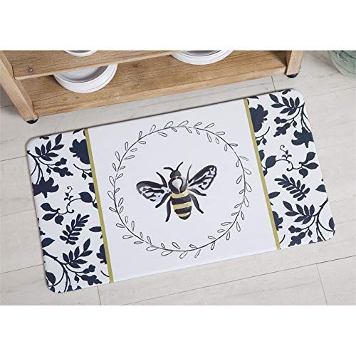  Cypress Home Busy Bee Anti-Fatigue Texteline Kitchen Mat