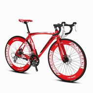 Cyrusher Mens Road Bike Aluminium Frame 54 cm 56cm 700C 70MM Shimano 2400 16 Speeds Road Bicycle Mechanical Disc Brakes