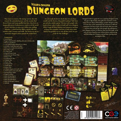 Czech Games Dungeon Lords Game