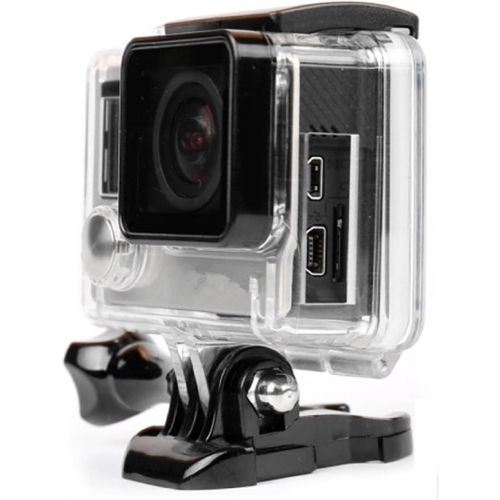  D&F D & F Schutz Fall offenen Seite Gehause mit Objektiv Transparent Rahmen Mount Shell Box fuer GoPro Hero 4 3 + Action Kamera