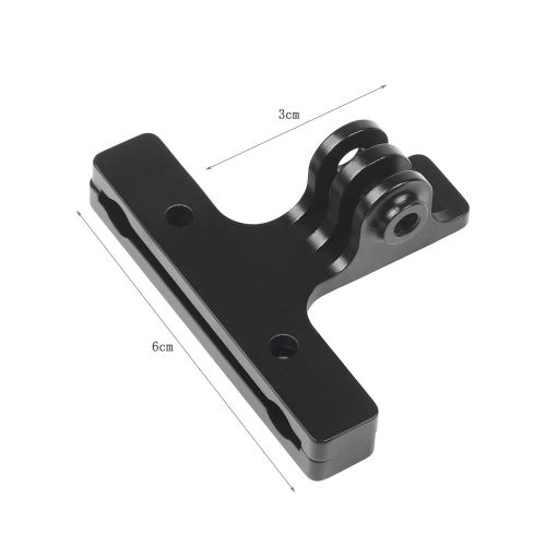  D&F & F 2pcs Fahrrad Sattel Schiene fuer alle GoPro Held SJCAM YI AKASO Campark Crosstour und andere Action-Kamera