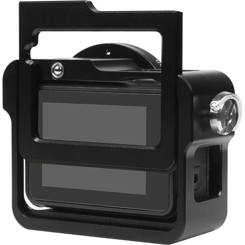 D&F CNC Protective Case for GoPro Hero 6 Skeleton Frame with UV Lens, Backdoor Design