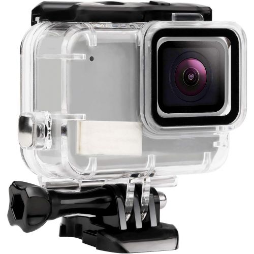  D&F Waterproof Housing Case for GoPro HERO7 White & Hero 7 Silver, 30M Underwater Photography Protective Shell with Screen Protector Films and Anti-Fog Inserts Accessories