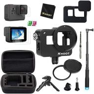 D&F Travel Accessories Kit for GoPro HERO 7 Black/HERO 6/HERO 5/Hero (2018) with Metal Protective Housing,Carrying Case,19 Selfie Stick,Mini Tripod and More
