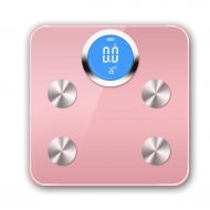 D&F Smart Body Fat Weight Accurate Household Adult Weight Loss Measurement of Fat Can Support 180kg Body Weight Scales (Color : Pink)