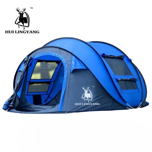  D&NCampingProducts HUI LINGYANG throw tent outdoor automatic tents throwing pop up waterproof camping hiking tent waterproof large family tents