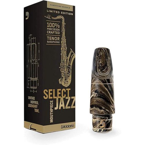  D'Addario Select Jazz Tenor Saxophone Mouthpiece - Sandstone Marble - D6M - Mouthpiece for Tenor Sax