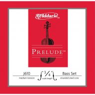 D'Addario DAddario Prelude Bass String Set 3/4 Size Medium