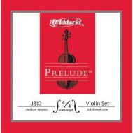 D'Addario Bulk Prelude Violin String 10-Sets 4/4 Size Medium