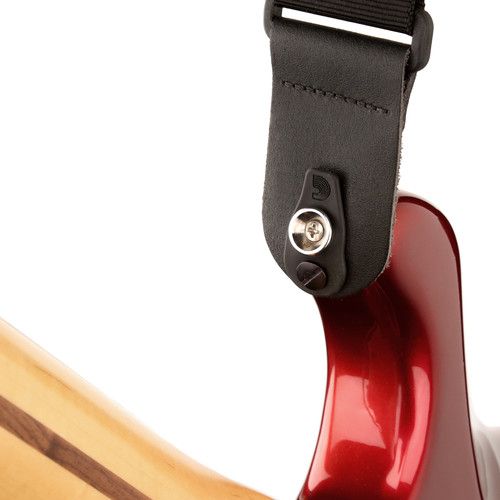  D'Addario Pad Lock Guitar Strap (Black)