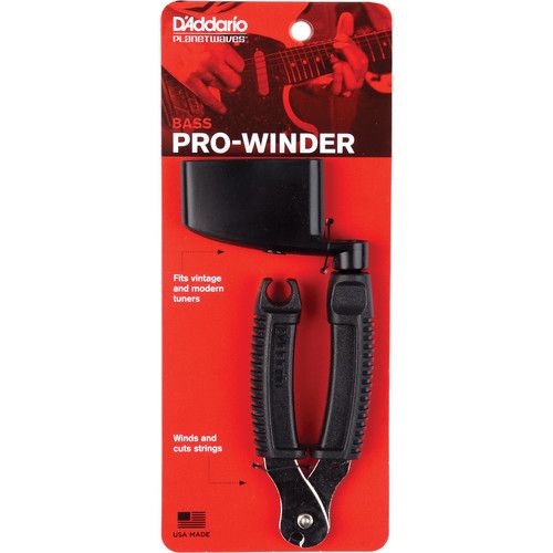  D'Addario Pro-Winder for Bass - All-In-One Restringing Tool
