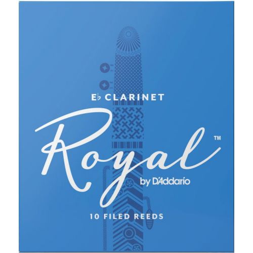  D'Addario Royal Eb Clarinet Reed (10-pack) with Reed Vitalizer Case - 3.0
