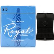 D'Addario Royal Bb Clarinet Reeds (10-pack) with Reed Vitalizer - 2.5