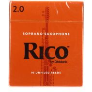 D'Addario RIA1020 - Rico Soprano Saxophone Reeds - 2.0 (10-pack)