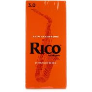 D'Addario RIA2530 - Rico Alto Saxophone Reeds - 3.0 (25-pack)