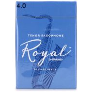 D'Addario RKB1040 - Royal Tenor Saxophone Reeds - 4.0 (10-pack)