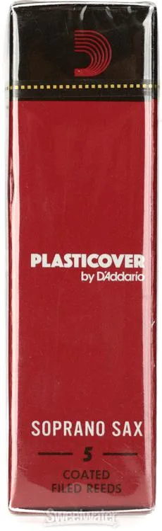  D'Addario Plasticover Soprano Saxophone Reeds - 3.0 (5-pack)