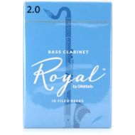 D'Addario REB1020 Royal Bass Clarinet Reed - 2.0 (10-pack)