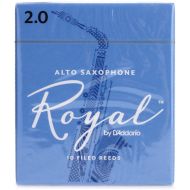 D'Addario RJB1020 - Royal Alto Saxophone Reeds - 2.0 (10-pack)