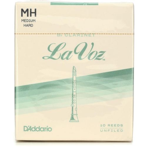  D'Addario La Voz Bb Clarinet Reeds (10-pack) with Reed Vitalizer - Medium Hard