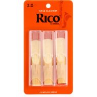 D'Addario REA0320 Rico Bass Clarinet Reed - 2.0 (3-pack)