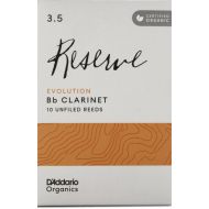 D'Addario Organics Reserve Evolution Bb Clarinet Reeds - 3.5 (10-pack)