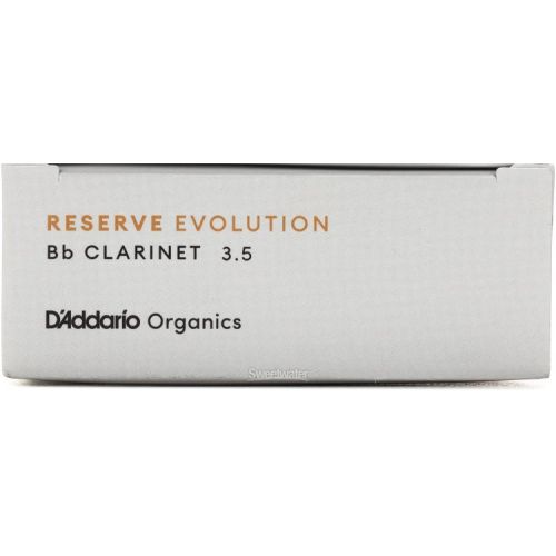  D'Addario Organics Reserve Evolution Bb Clarinet Reeds - 3.5 (10-pack)