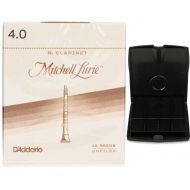 D'Addario Mitchell Lurie Bb Clarinet Reed (10-pack) with Reed Vitalizer Case - 4.0