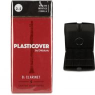 D'Addario Plasticover Bb Clarinet Reed (5-pack) with Reed Vitalizer Case - 2.5