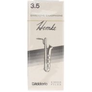 D'Addario RHKP5BSX350 - Frederick L. Hemke Baritone Saxophone Reeds - 3.5 (5-pack)