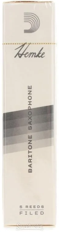  D'Addario RHKP5BSX300 - Frederick L. Hemke Baritone Saxophone Reeds - 3.0 (5-pack)