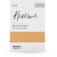 D'Addario Organics Reserve Evolution Bb Clarinet Reeds - 5.0 (10-pack)