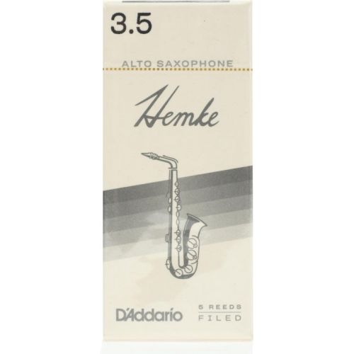  D'Addario Frederick L. Hemke Alto Saxophone Reeds (5-pack) with Reed Vitalizer - 3.5