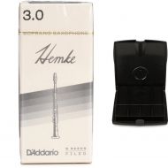 D'Addario Frederick L. Hemke Soprano Saxophone Reeds (5-pack) with Reed Vitalizer - 3.0