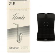 D'Addario Frederick L. Hemke Alto Saxophone Reeds (5-pack) with Reed Vitalizer - 2.5