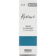 D'Addario Organics Reserve Bass Clarinet Reeds - 2.5 (5-pack)