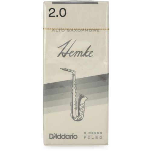  D'Addario Frederick L. Hemke Alto Saxophone Reeds (5-pack) with Reed Vitalizer - 2.0