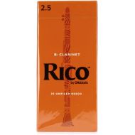 D'Addario RCA2525 Rico Bb Clarinet Reed - 2.5 (25-pack)