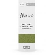 D'Addario Organics Reserve Baritone Saxophone Reeds - 4.5 (5-pack)