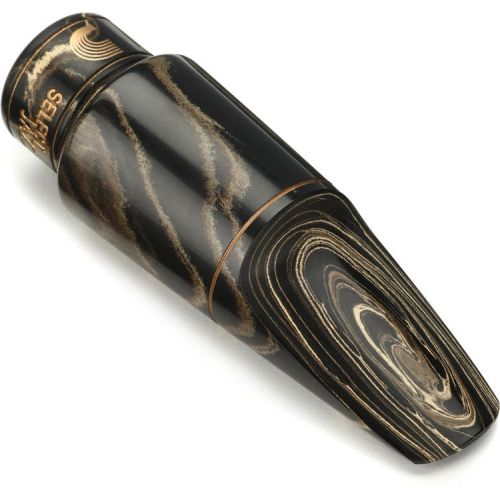  D'Addario MJS-D6M-MB Select Jazz Marble Alto Saxophone Mouthpiece with Ligature and Cap - D6M-MB