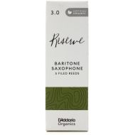 D'Addario Organics Reserve Baritone Saxophone Reeds - 3.0 (5-pack)