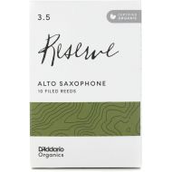 D'Addario Organics Reserve Alto Saxophone Reeds - 3.5 (10-pack)