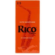 D'Addario RIA2525 - Rico Alto Saxophone Reeds - 2.5 (25-pack)