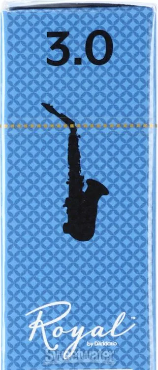  D'Addario RJB1030 - Royal Alto Saxophone Reeds - 3.0 (10-pack)