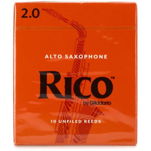  D'Addario RJA1020 - Rico Alto Saxophone Reeds Accessories Bundle - 2.0 (10-pack)