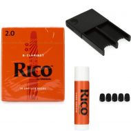 D'Addario RCA10 Rico Bb Clarinet Reed Accessories Bundle - 2.0 (10-pack)