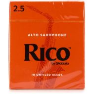 D'Addario RJA1025 - Rico Alto Saxophone Reeds - 2.5 (10-pack)