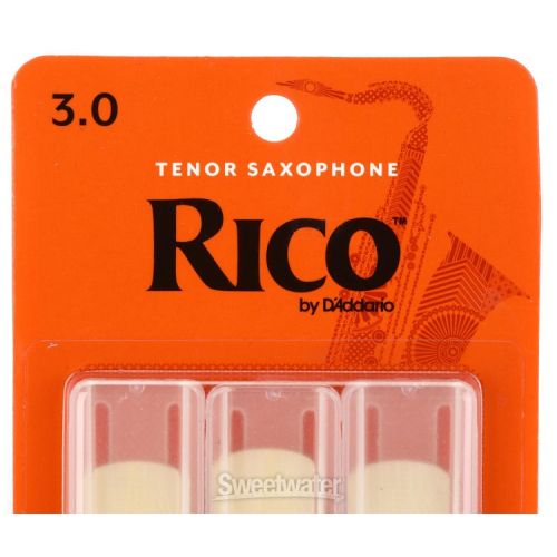  D'Addario RKA0330 - Rico Tenor Saxophone Reeds - 3.0 (3-pack)