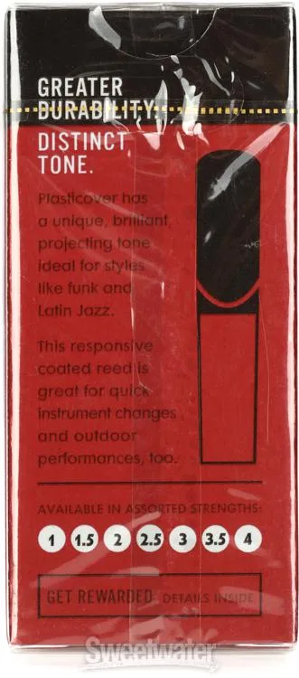  D'Addario RRP05BCL350 Plasticover Bb Clarinet Reed - 3.5 (5-pack)