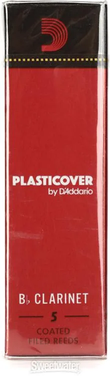  D'Addario RRP05BCL350 Plasticover Bb Clarinet Reed - 3.5 (5-pack)